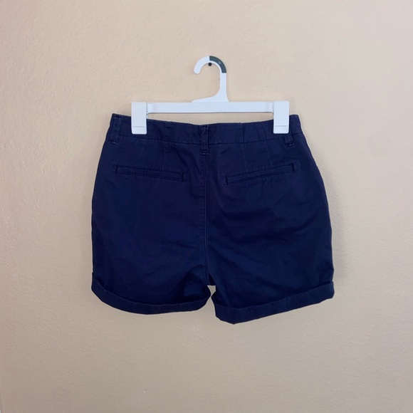 Regular fit mid rise riders blue biker fold shorts cute golf style y2k bottoms - Picture 6 of 10